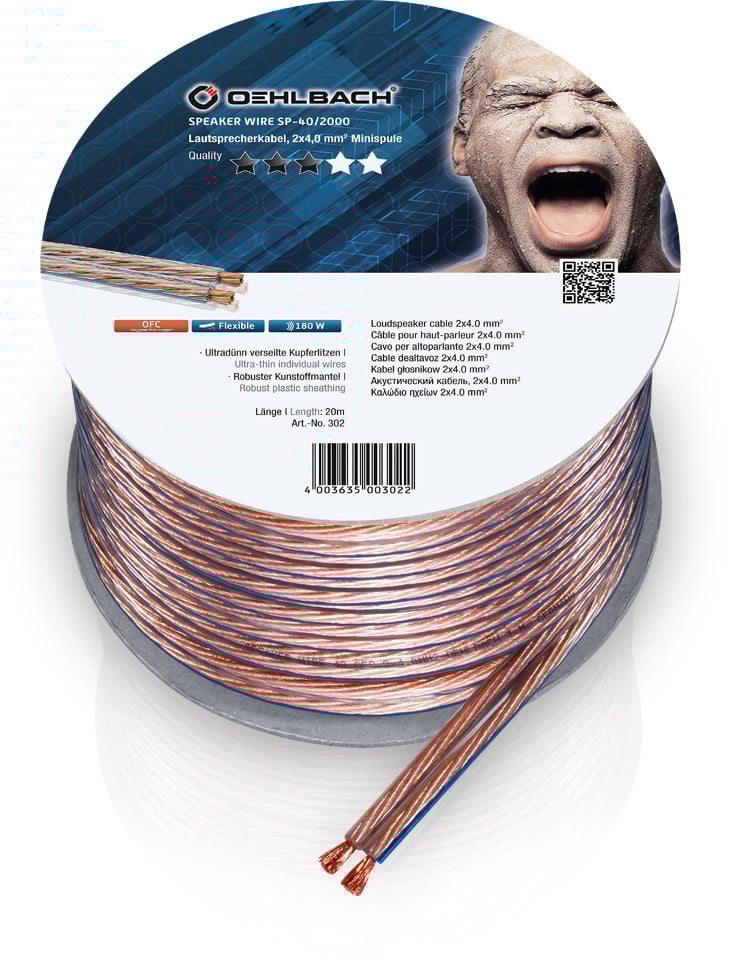 Lautsprecherkabel Speaker Wire SP-40 2000 20 m