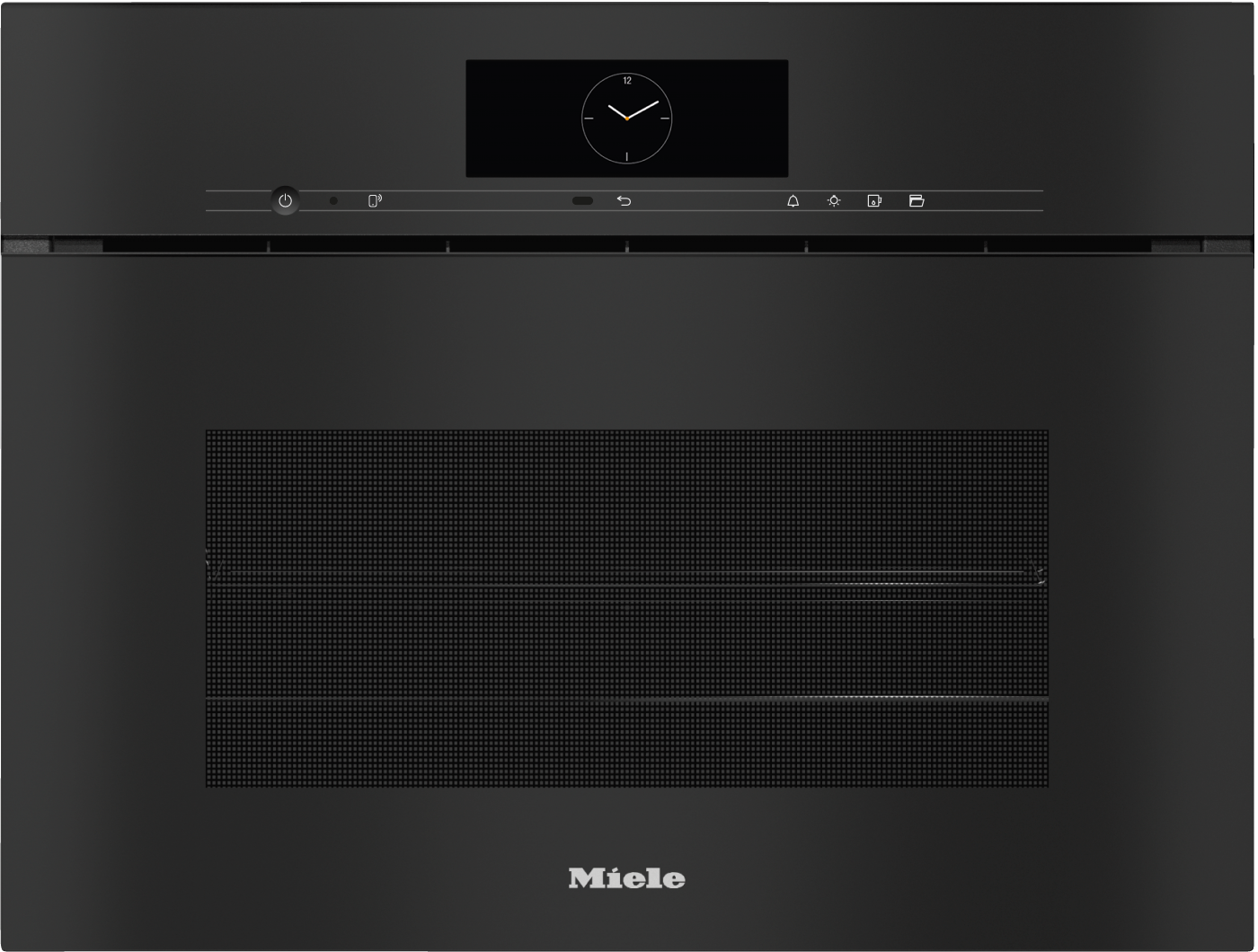 DGC 7840 HCX Pro Griffloser Kompakt-Dampfbackofen Obsidianschwarz