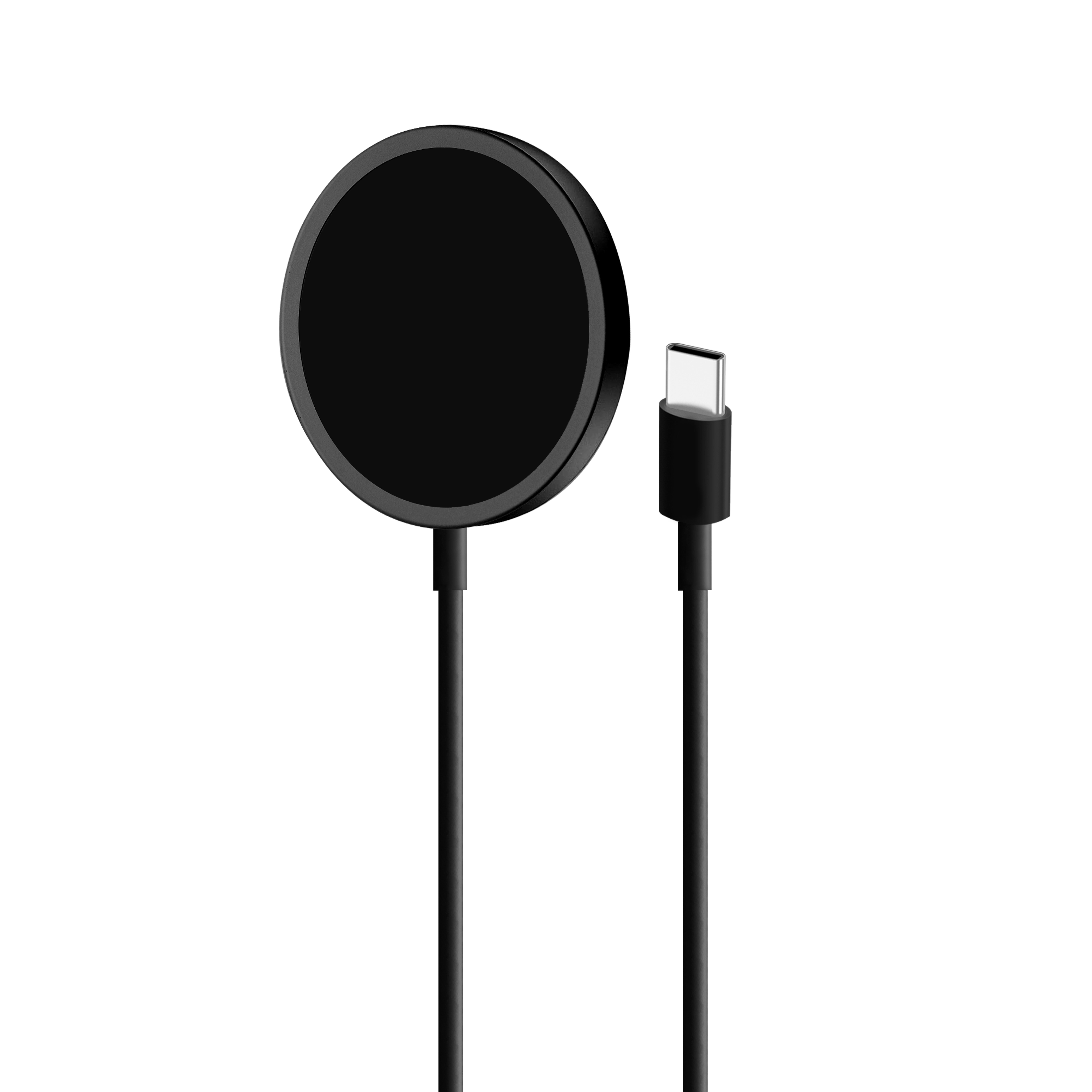 Magnetic Charger USB-C Ideal For IPhone 12, 13 And 14, Schwarz