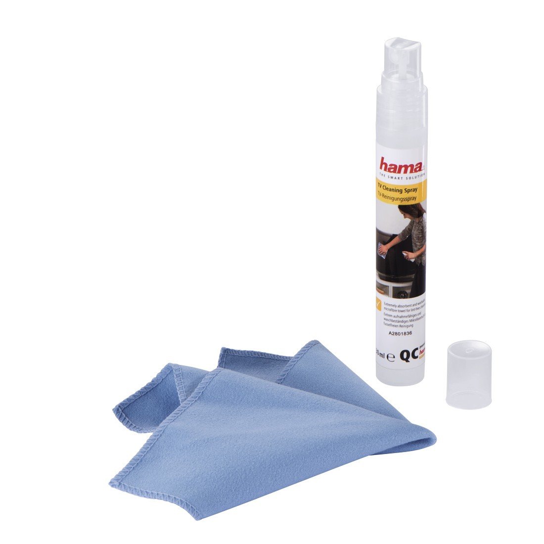 TV-Reinigungsset, 30 ml, inkl. 20x20 cm Mikrofaserreinigungstuch (95880)