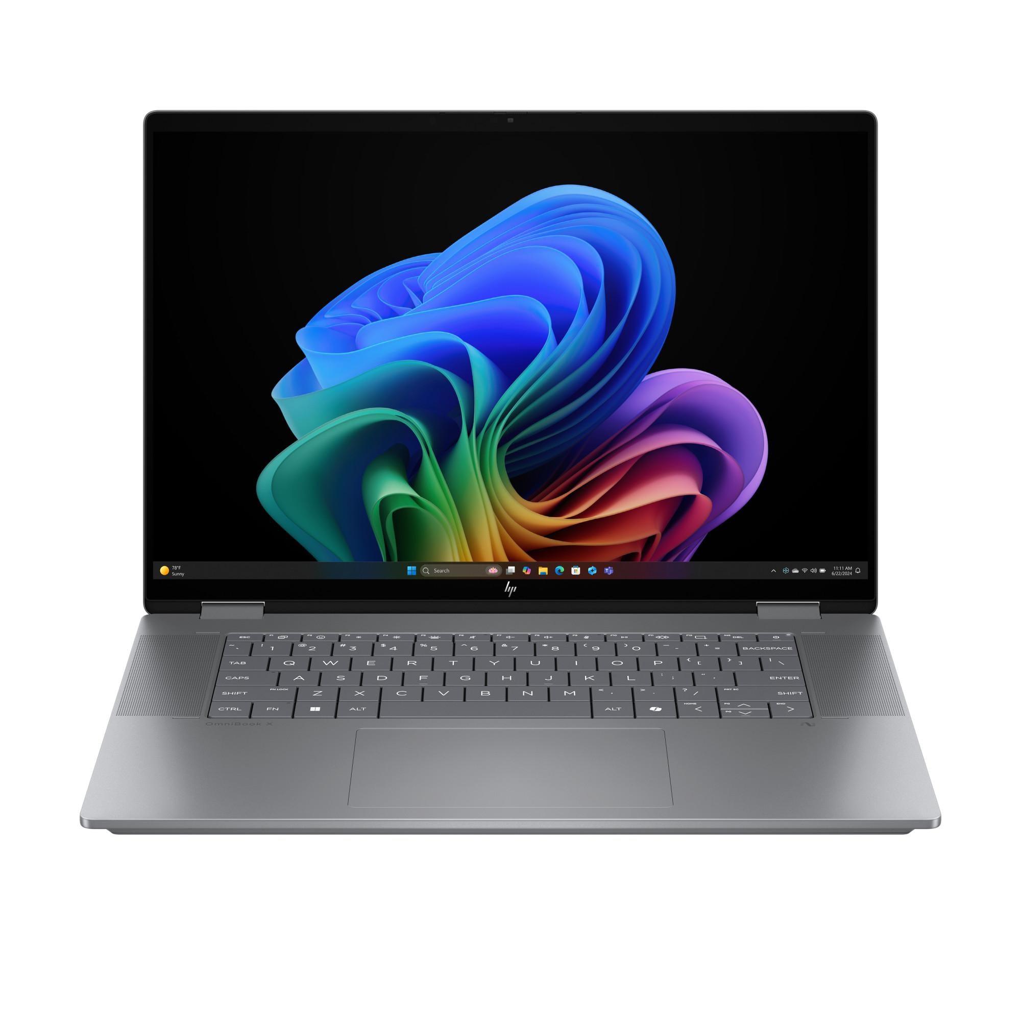 OmniBook X Flip Next Gen AI 16-ar0556ng, Meteor Silver, 16 Zoll, 2K, AMD Ryzen AI 5 340, 16 GB, 1 TB 2in1 Convertible