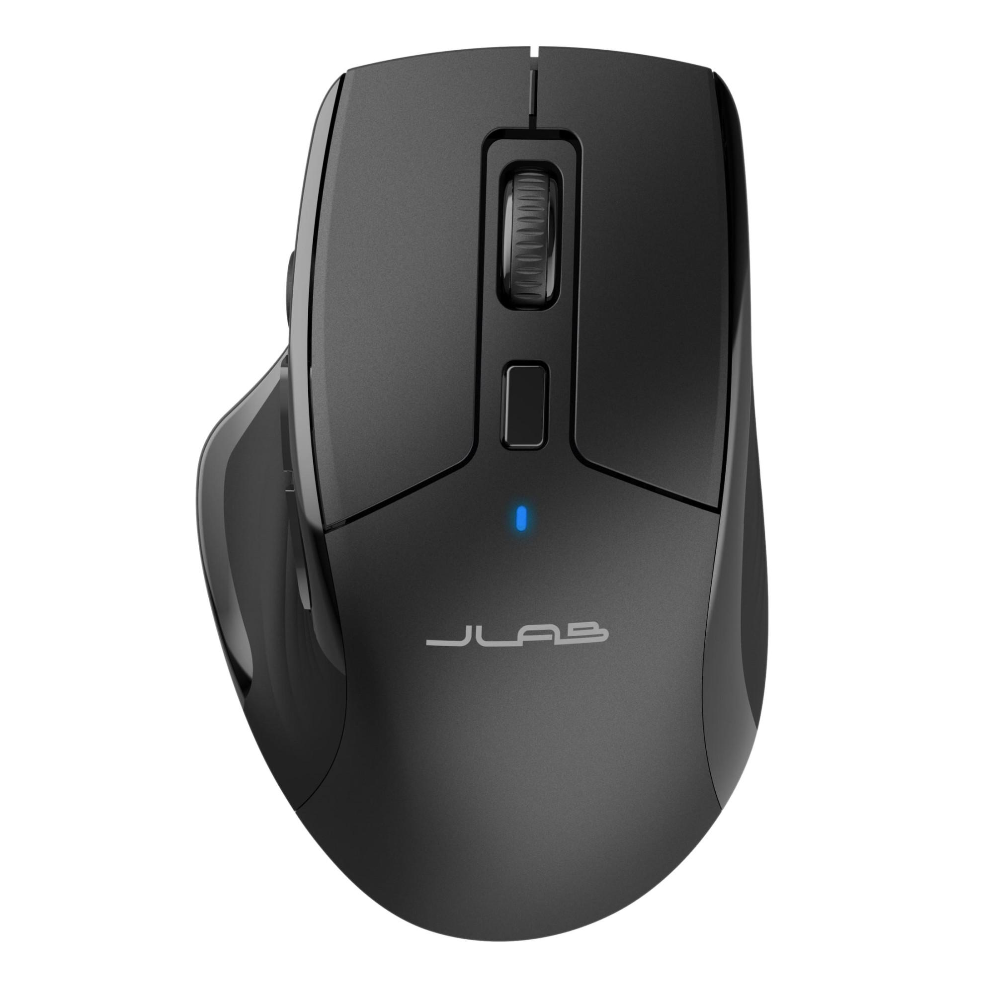 JBuds Wireless Maus, Bluetooth, Funk, USB, Schwarz