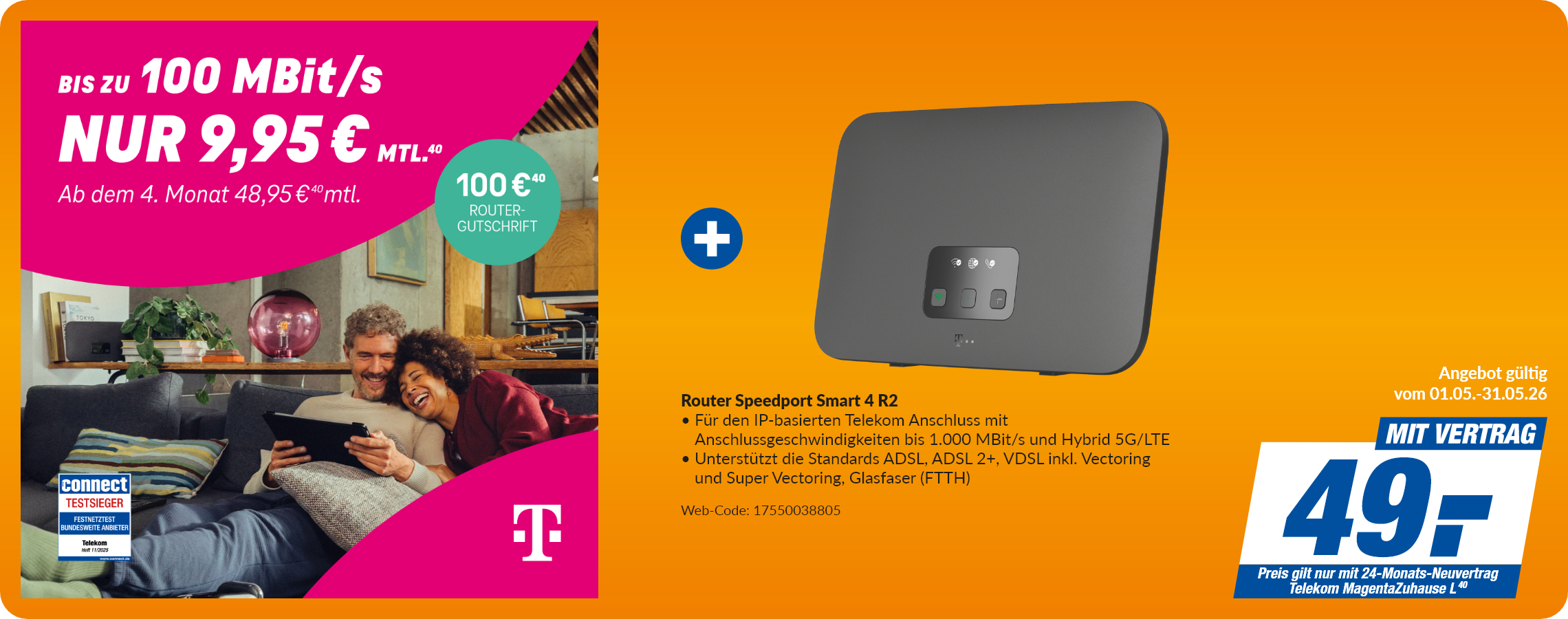 MagentaZuhause L mit Speedport Smart 4 R2