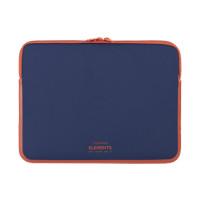 ELEMENTS 2 Sleeve Schutzhülle MacBook Air 15", Laptop 14" blau/orange