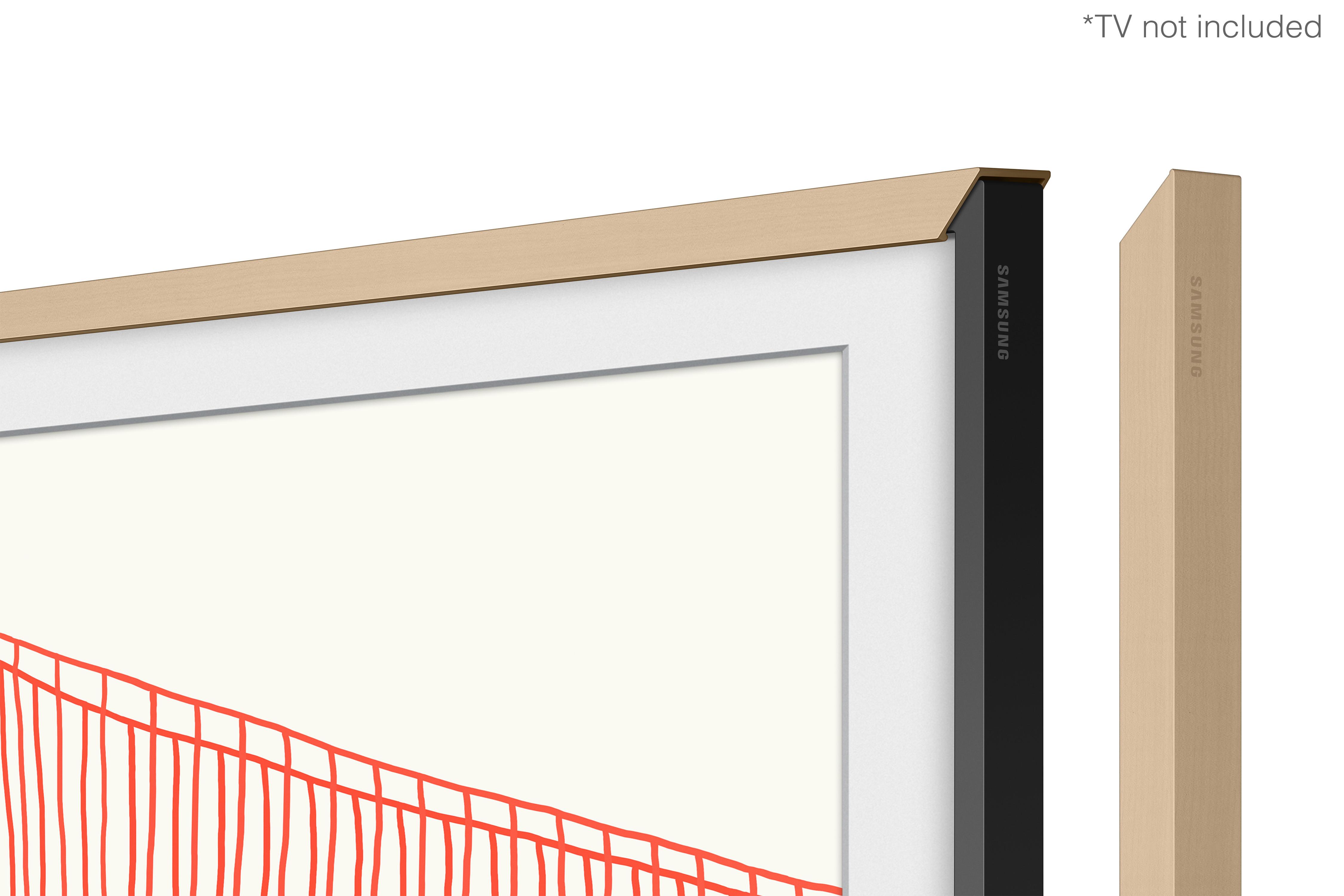 Beiger Rahmen 75 Zoll für The Frame (2021/2022)