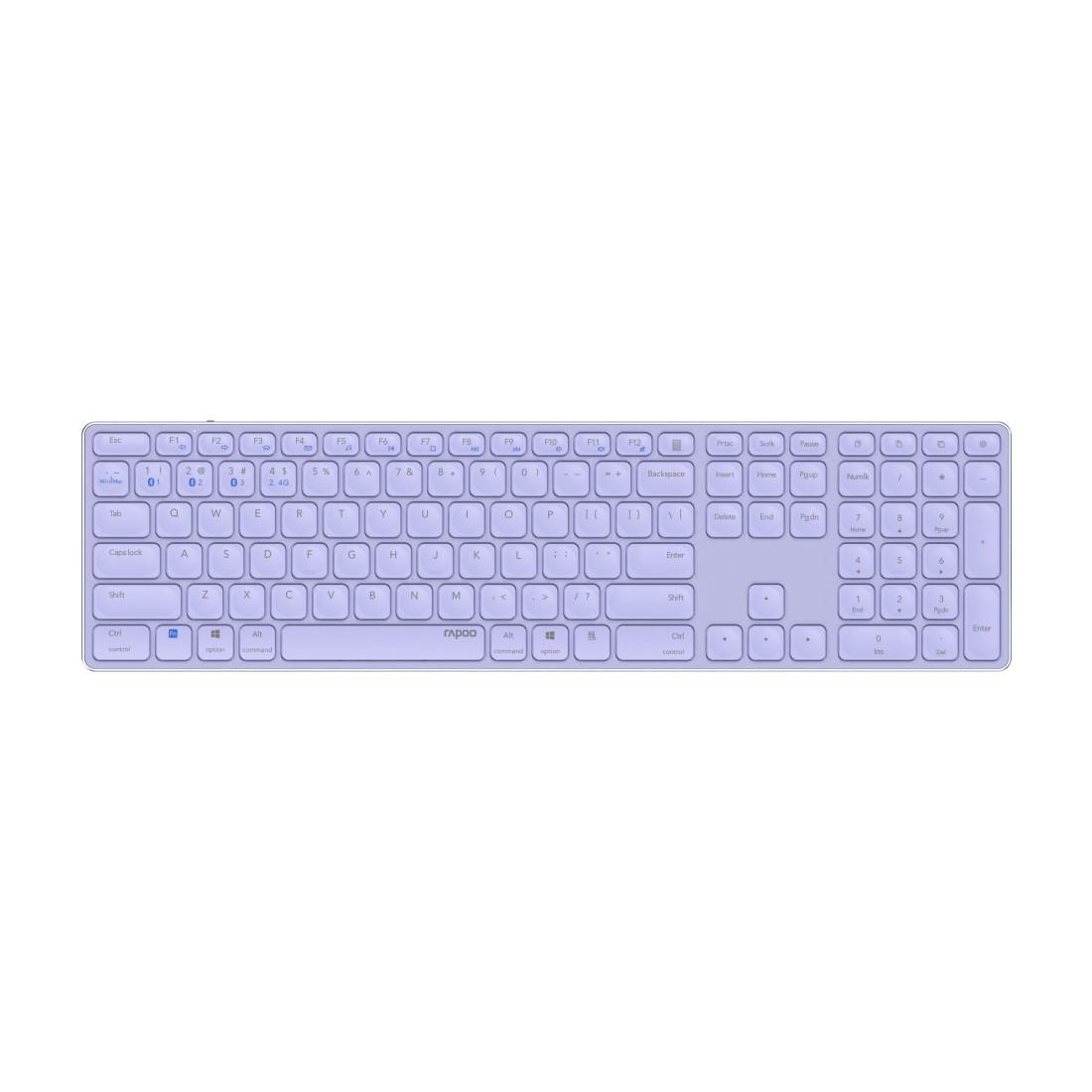 Kabellose Multi-Mode-Tastatur "E9800M", Lila, QWERTZ (00220285)