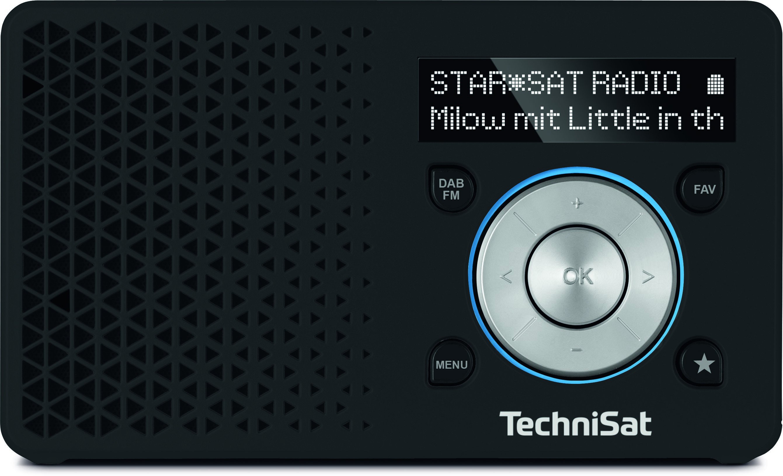 DIGITRADIO 1 schwarz-silber DAB Radio