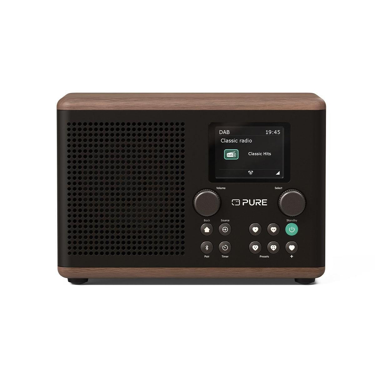Classic H4 Coffee Black/Walnut DAB+ Radio