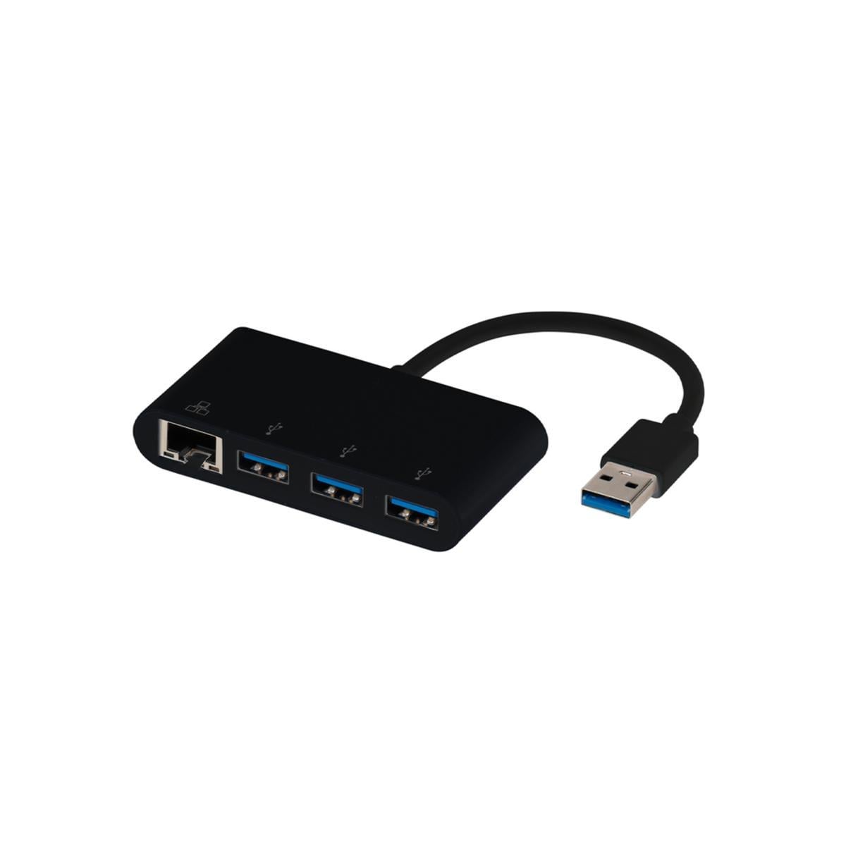 USB Type-A Netzwerk Adapter + HUB (39638)