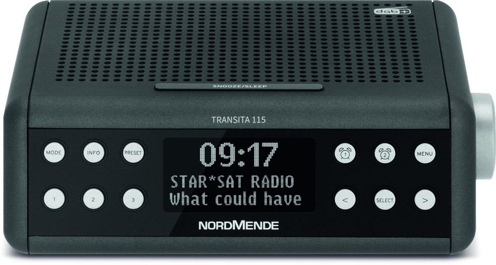 Transita 115 schwarz DAB+-Radiowecker