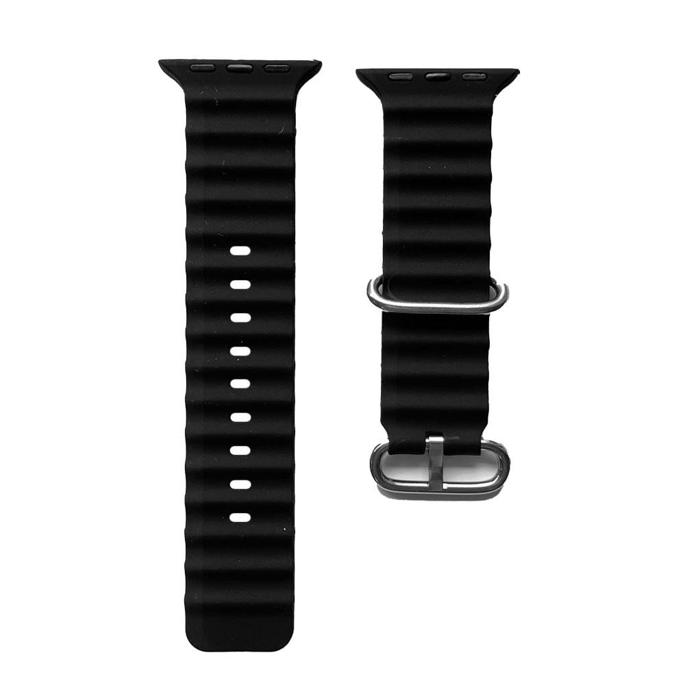 Armband für Apple Watch 41/40mm (Series 4 - 10)/ 38mm (Series 1 - 3) Sporty Black