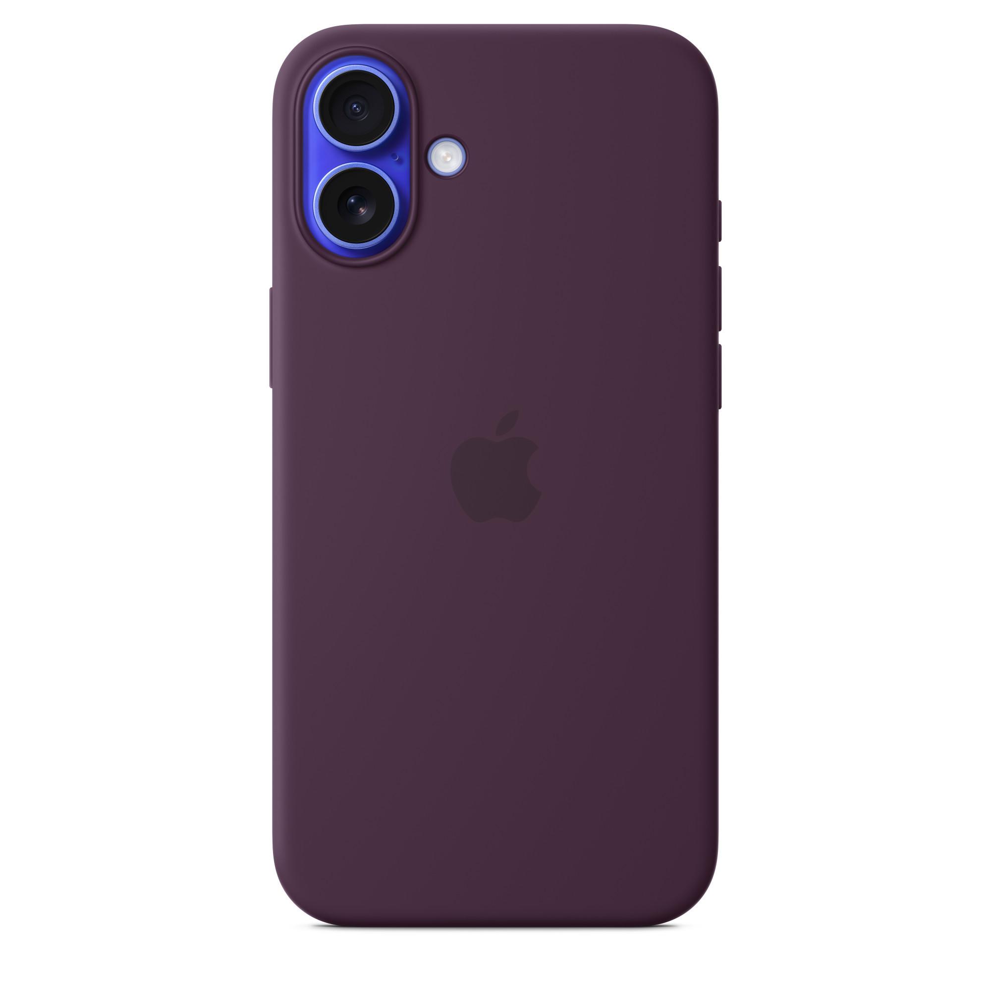 iPhone 16 Plus Silikon Case mit MagSafe - Pflaume