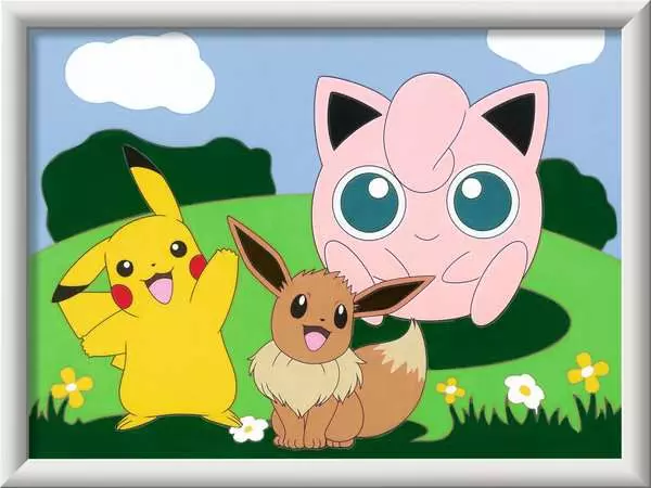 Bastelset CreArt Pokémon Abenteuer - Malen nach Zahlen