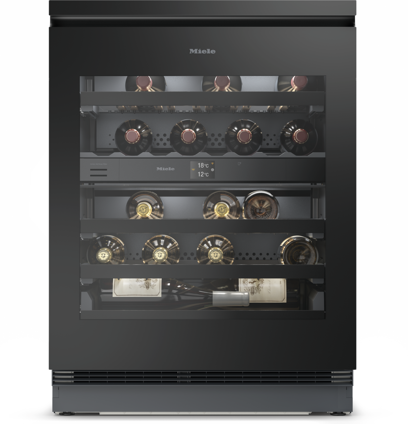 KWTUS 7074 F obsw Unterbau-Weintemperierschrank