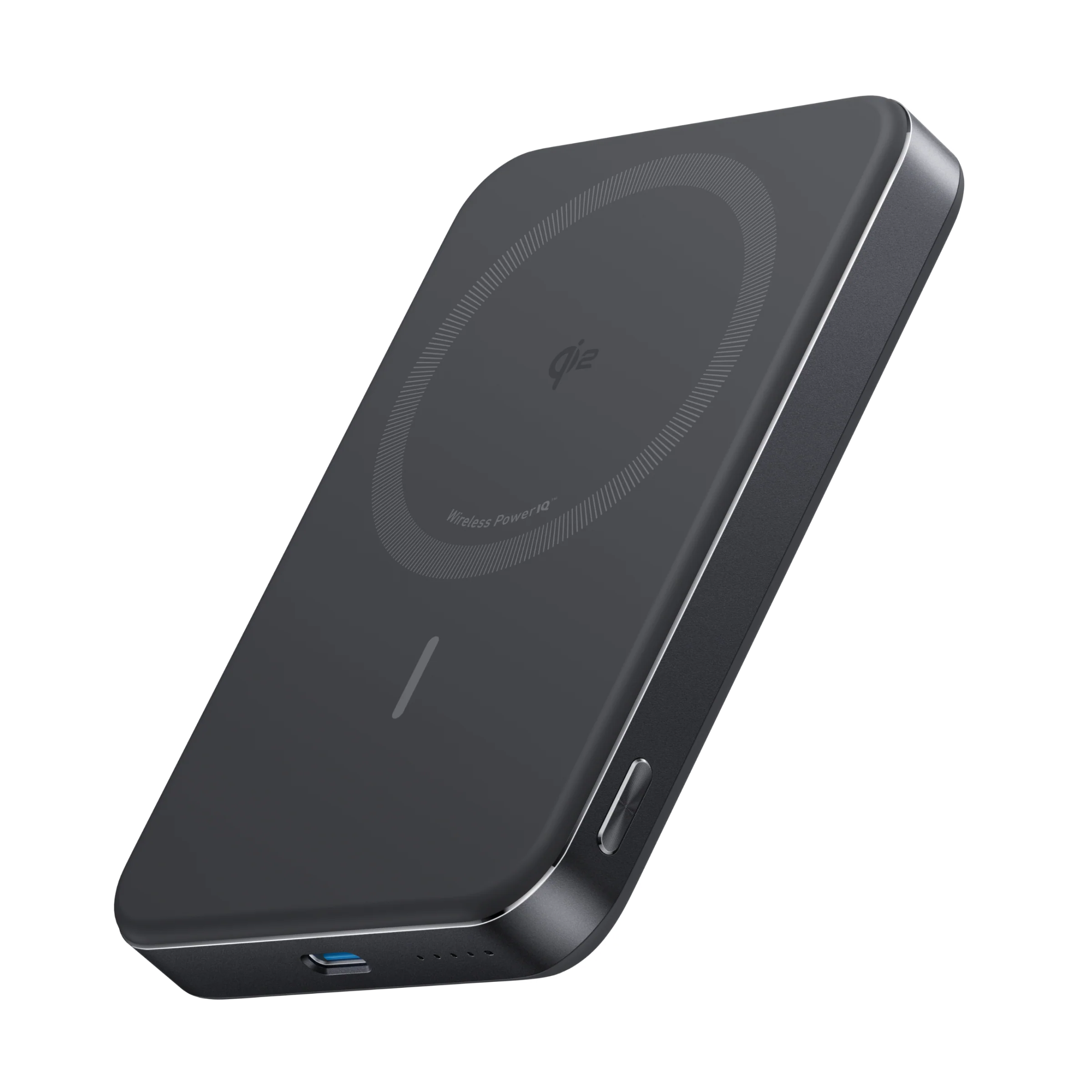 MagGo Powerbank (10000mAh, Slim), Schwarz