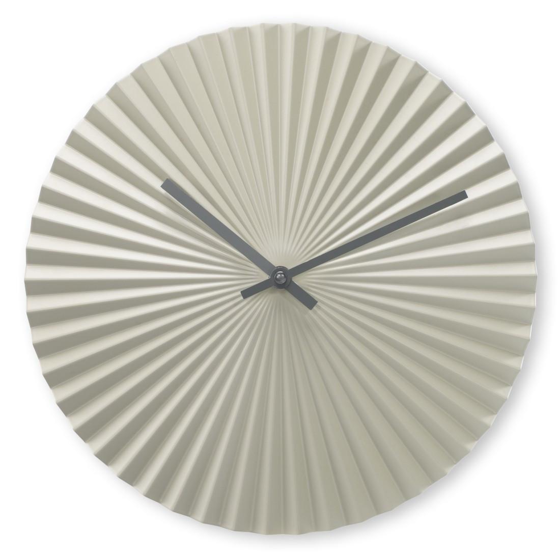 Wanduhr "Barbados", Quarzuhr, ohne Ticken, Ø 30 cm, Graugrün (00185886)