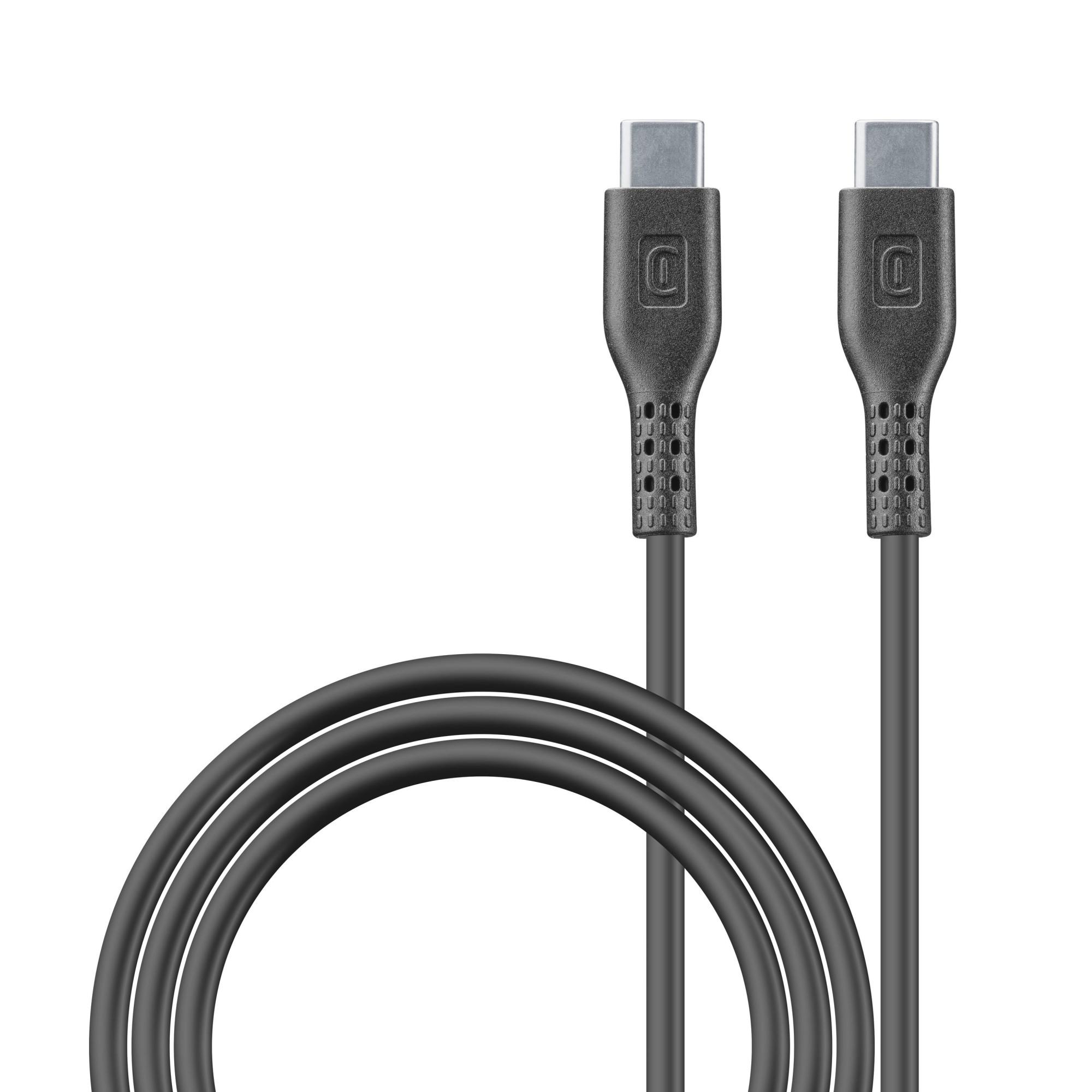 5A 100W Fast Charging Cable 1,2m USB Typ-C/ Typ-C Black (61284)