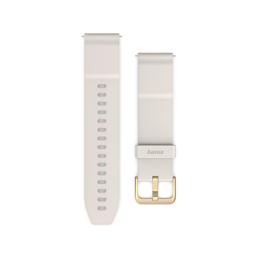 Bezahlarmband, NFC, kontaktlos bezahlen, für Uhr/Smartwatch, 22 mm, Beige (00178660)