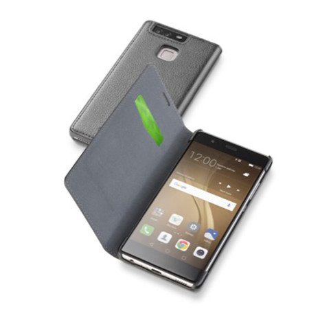 37491 Kunstleder Buchklapptasche für Huawei P9 Plus schwarz