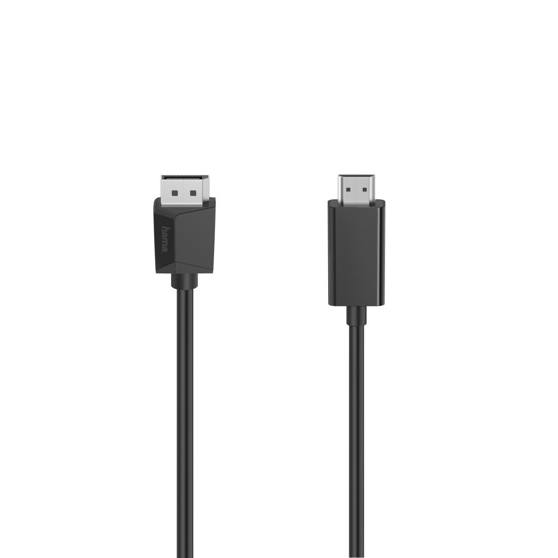 Video-Kabel, DisplayPort-Stecker - HDMI™-Stecker, Ultra-HD 4K, 1,50 m (00200712)