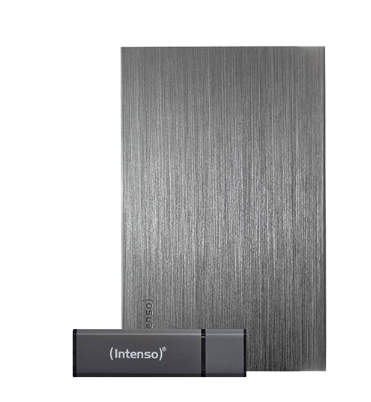 2,5 Zoll Memory Board Bonuspack, 1 TB HDD-Externe Festplatte + 64 GB USB Stick