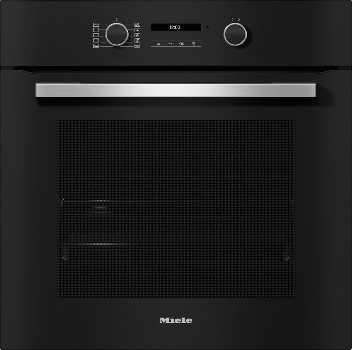H 2766 B Obsidianschwarz Einbaubackofen