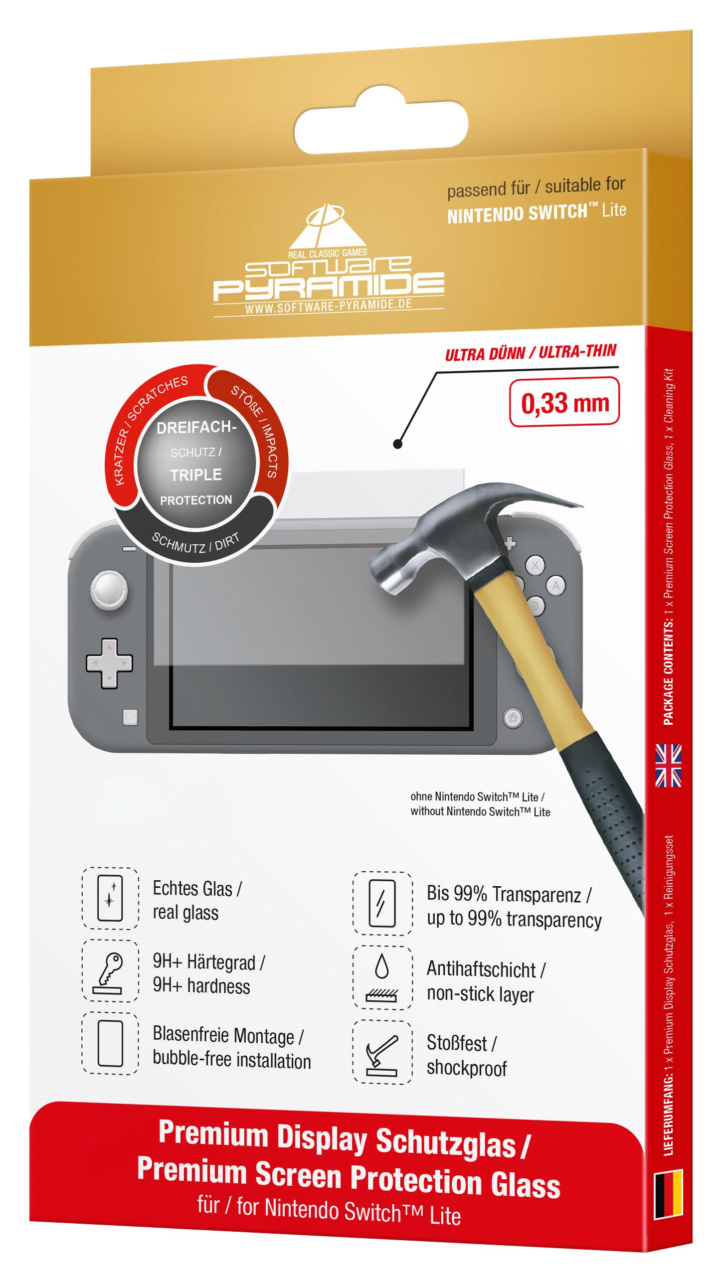 Switch Lite: Schutzglas Schutzglas