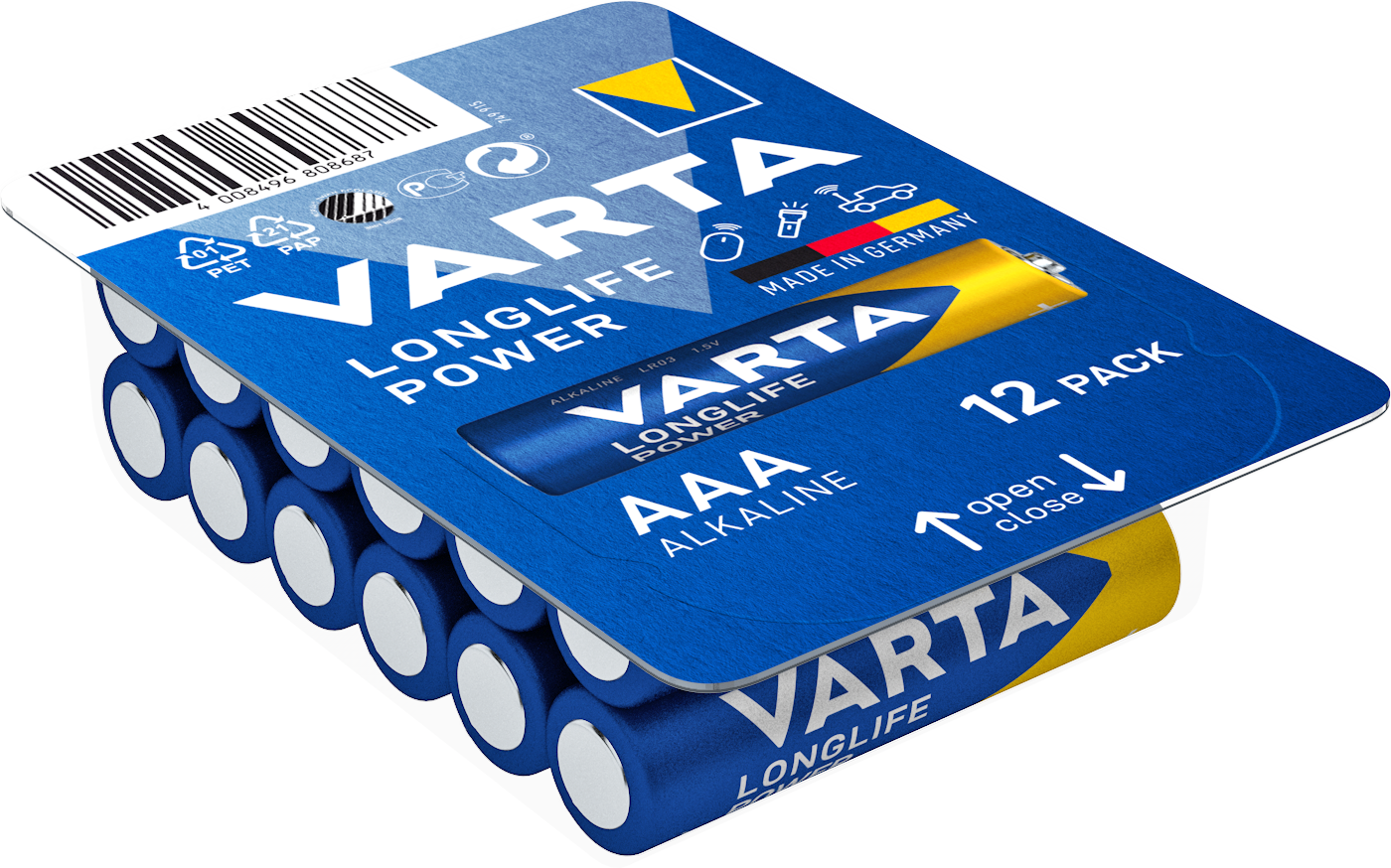 LONGLIFE Power AAA 12er Big Box Batterie