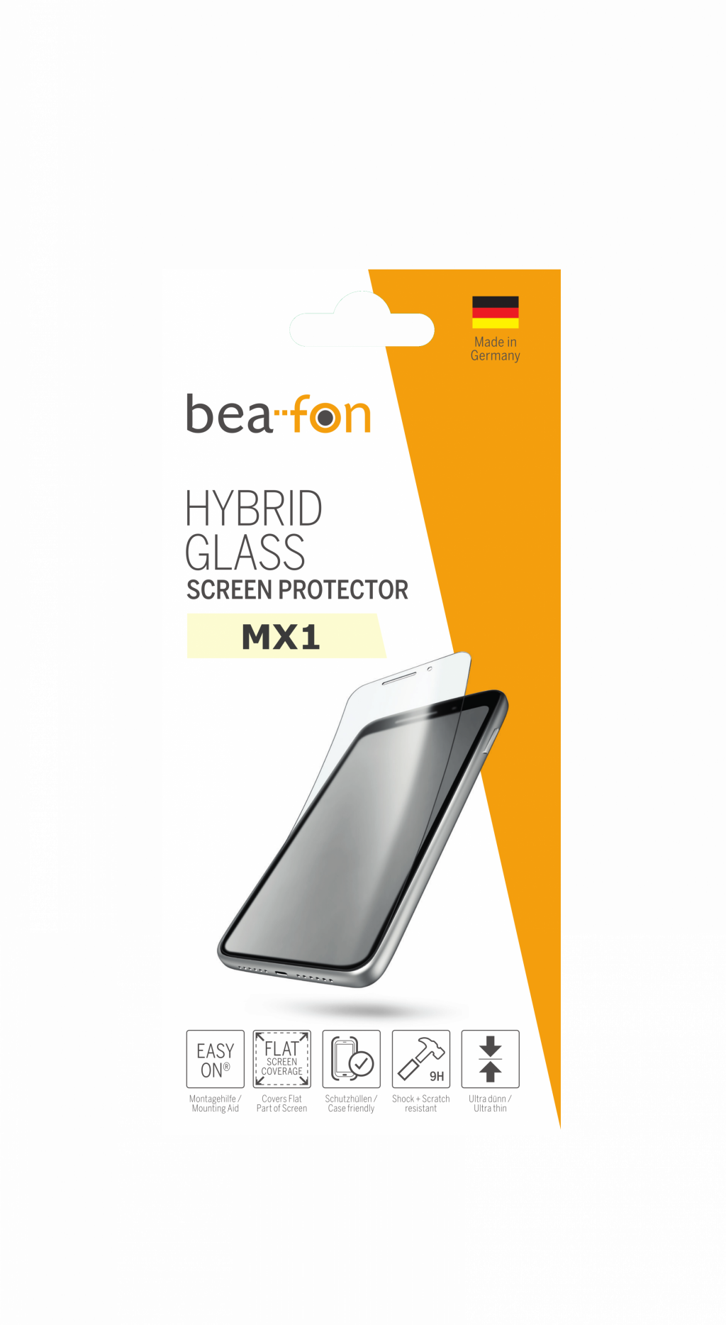 MX1 Original Hybridglas Schutzglas