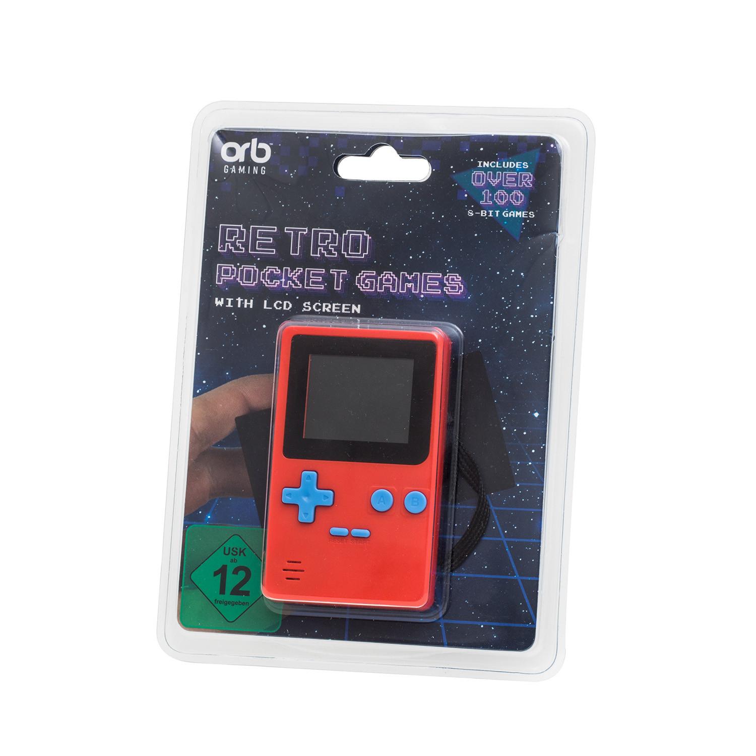 Retrokonsole Retro Konsole Handheld rot