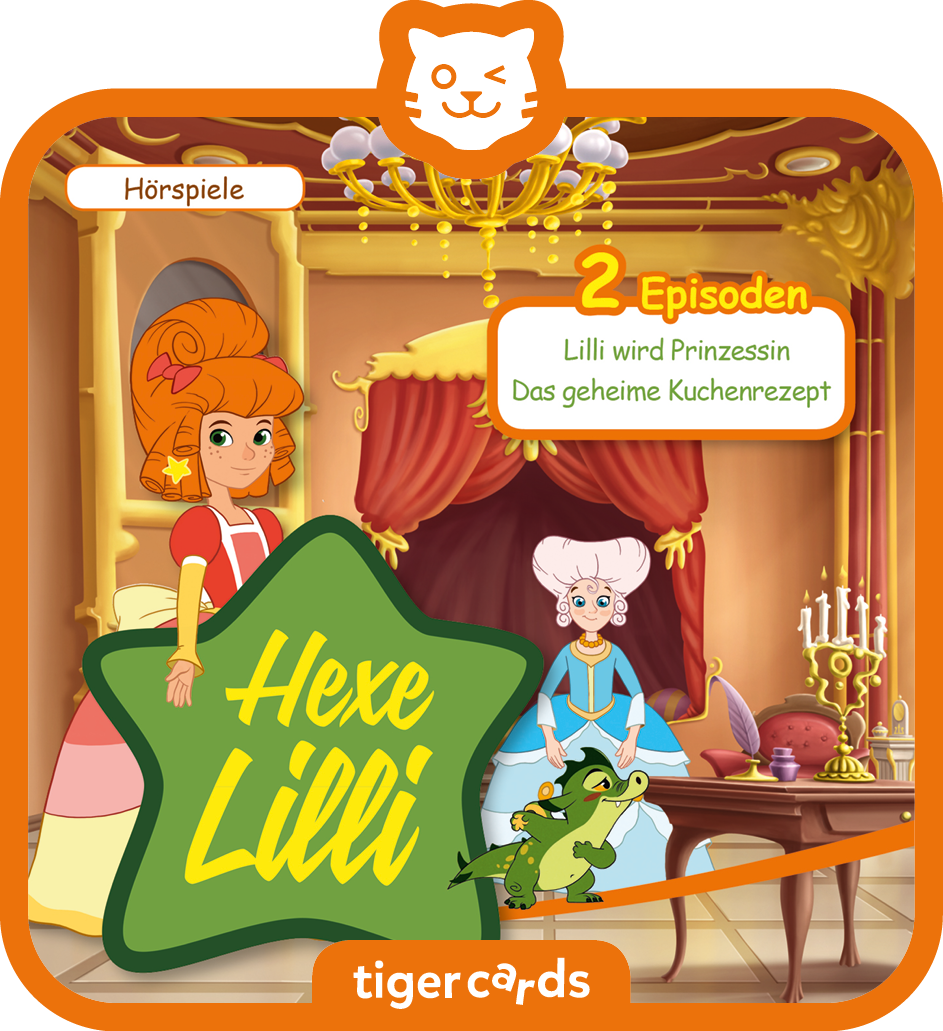 tigercard Hexe Lilli - Lilli wird Prinzessin & Das geheime Kuchenrezept