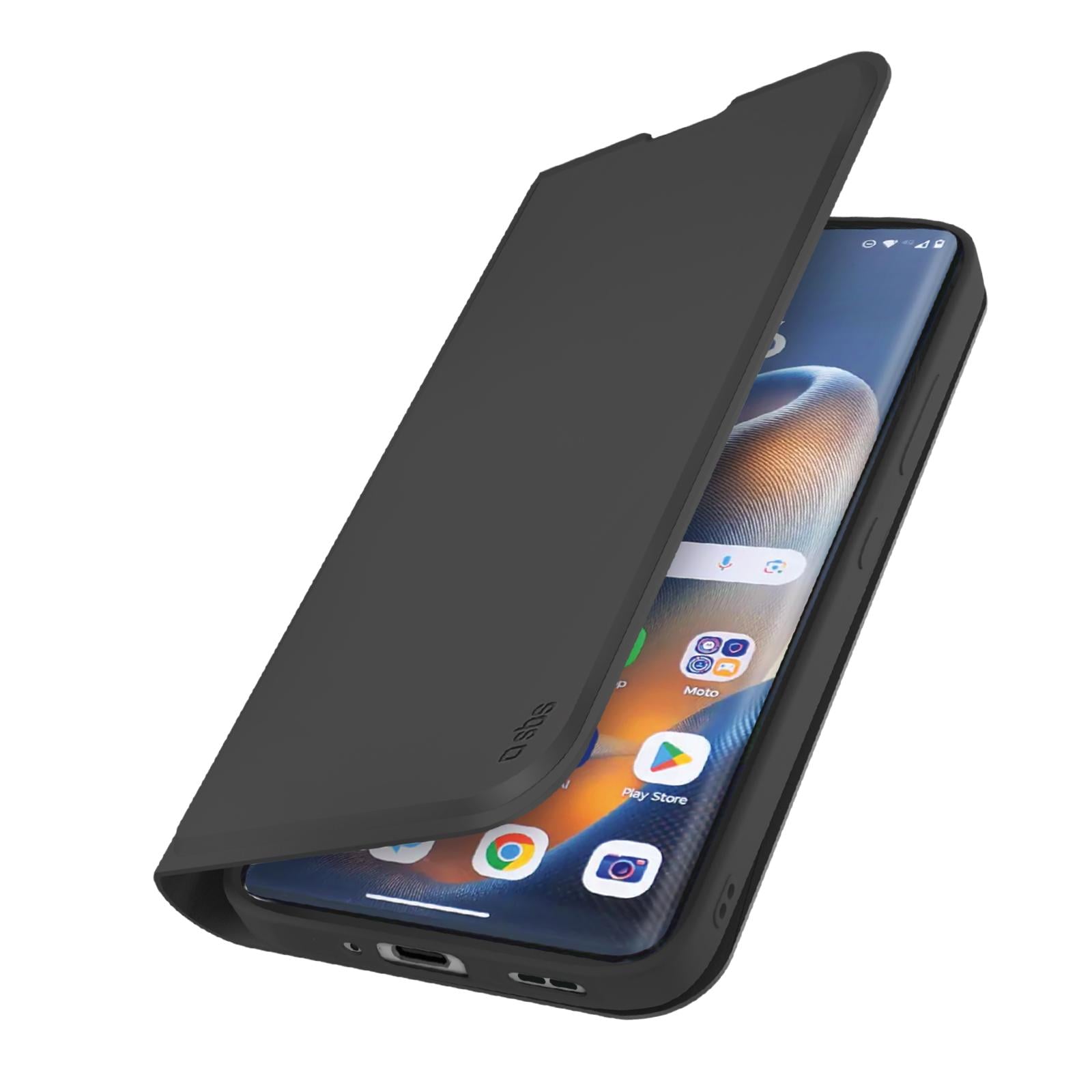 Handyhülle Klapphülle mit Ständer und Soft-Touch-Oberfläche für das Motorola Edge 60