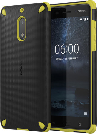 CC-501 Rugged Impact Case für Nokia 6 gelb-schwarz
