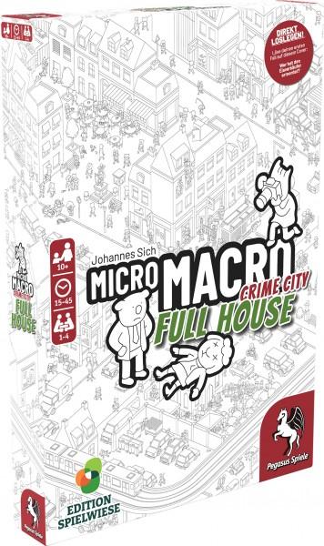 MicroMacro: Crime City 2 Full House Edition Spielwiese 59061G Brettspiel