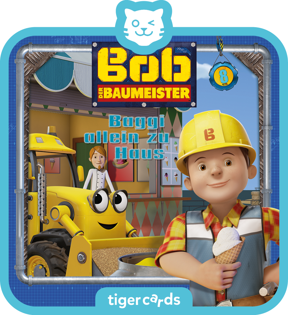 tigercard Bob der Baumeister – Baggi allein zu Haus