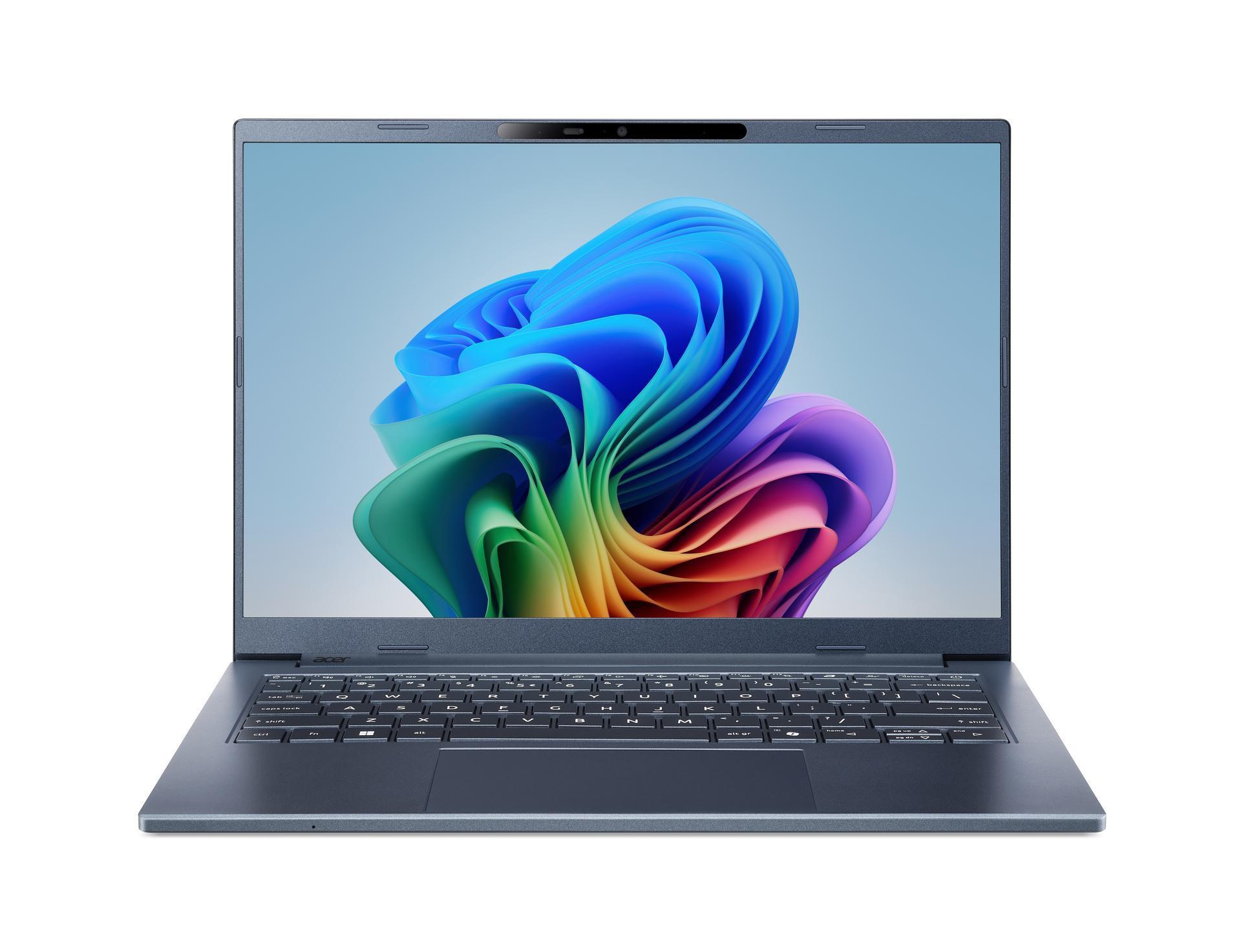 Aspire 14 AI (A14-11M-X7MH), 14 Zoll, WUXGA, IPS, Snapdragon X X1-26-100, 16 GB, 512 GB M.2 SSD