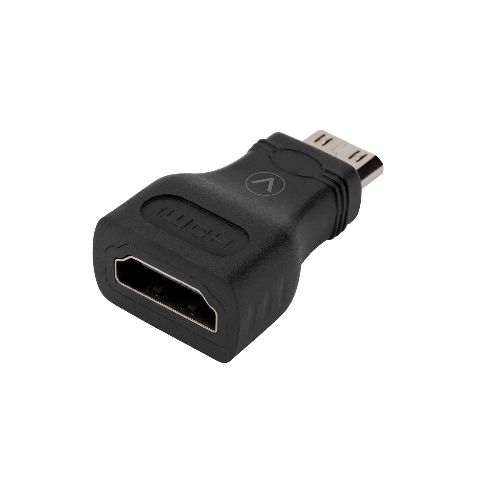 Mini-HDMI-auf-HDMI-Adapter, Schwarz
