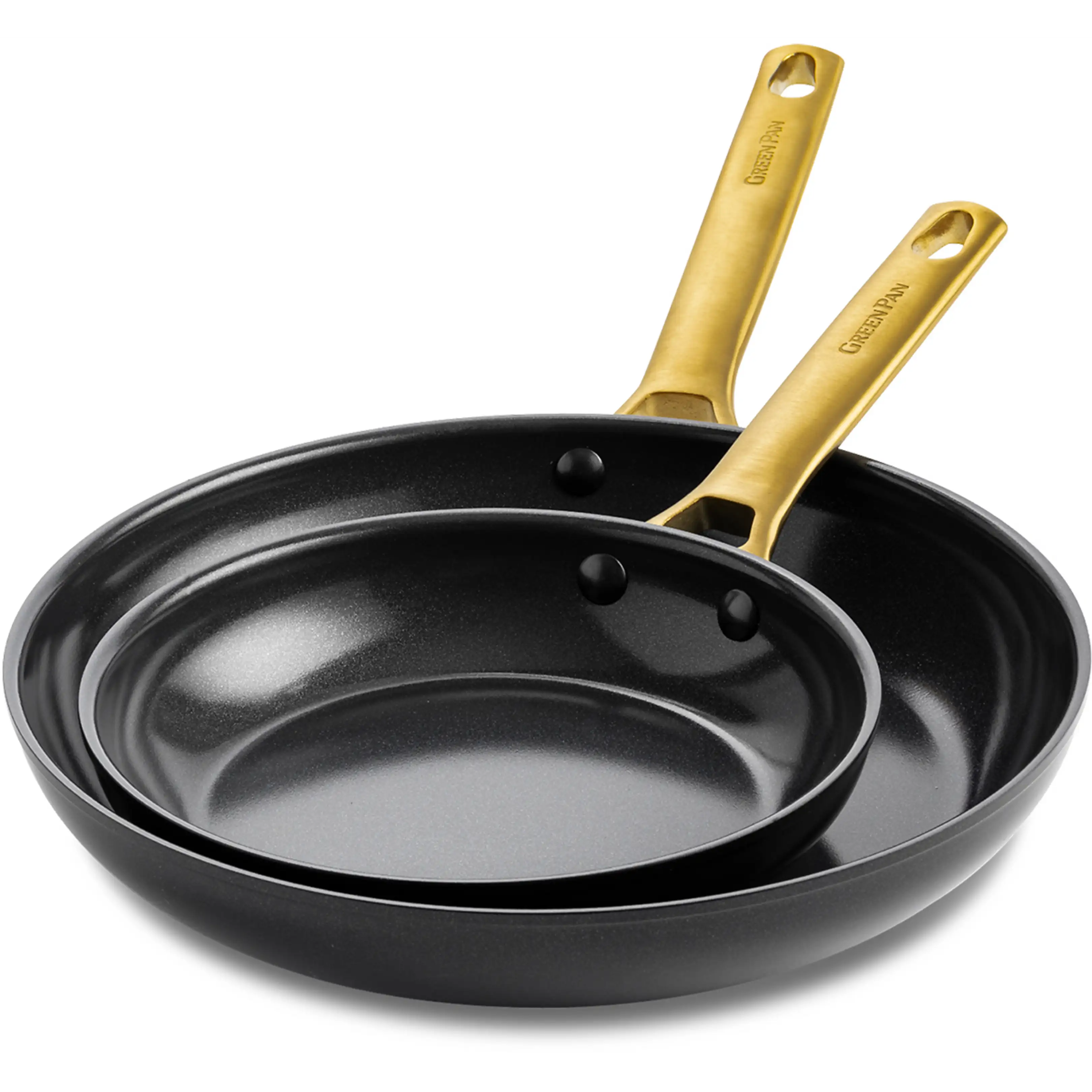 Padova Reserve 2-teiliges Bratpfannenset 20+26 cm Schwarz