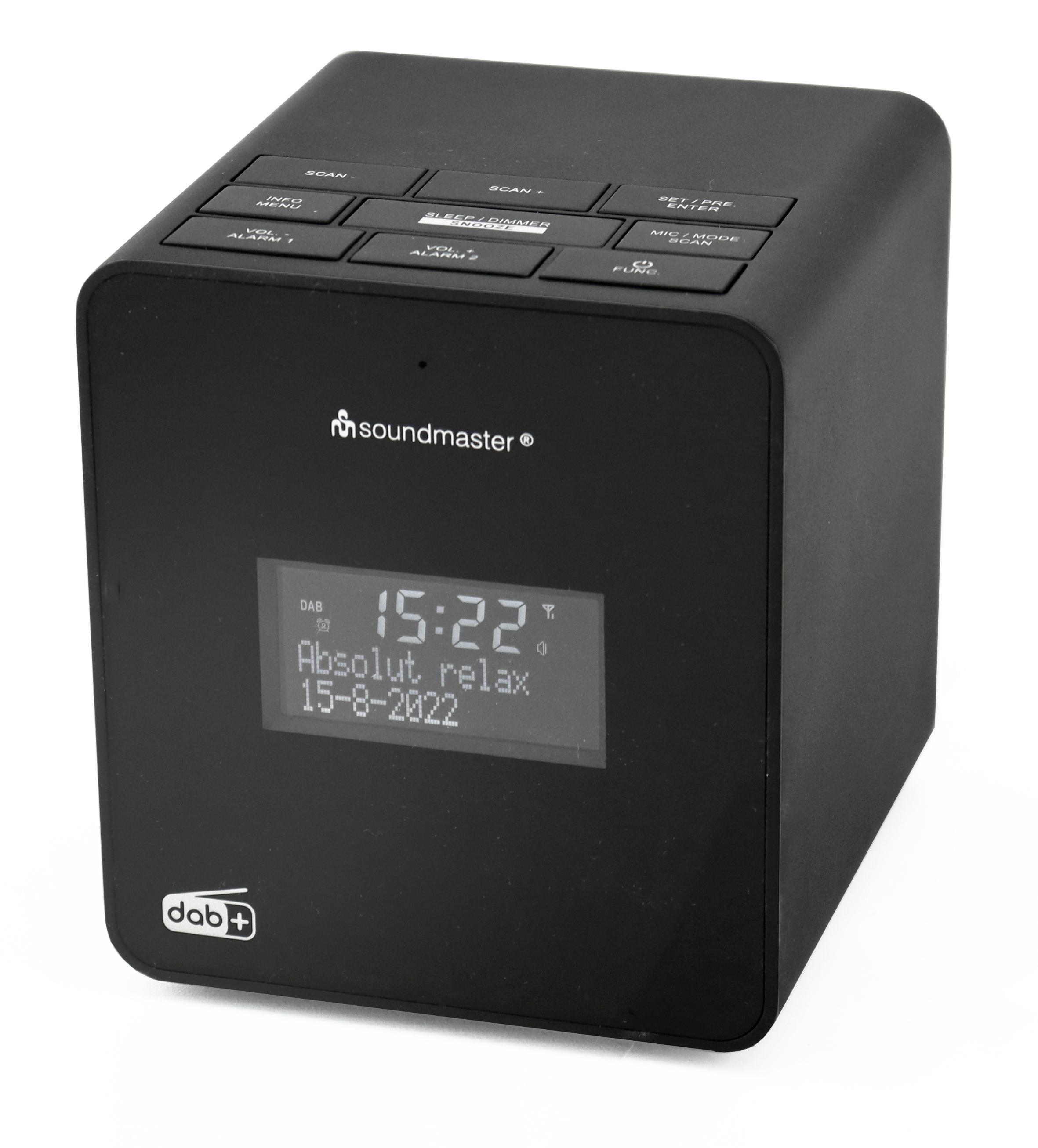 UR109 Schwarz DAB+-Radiowecker