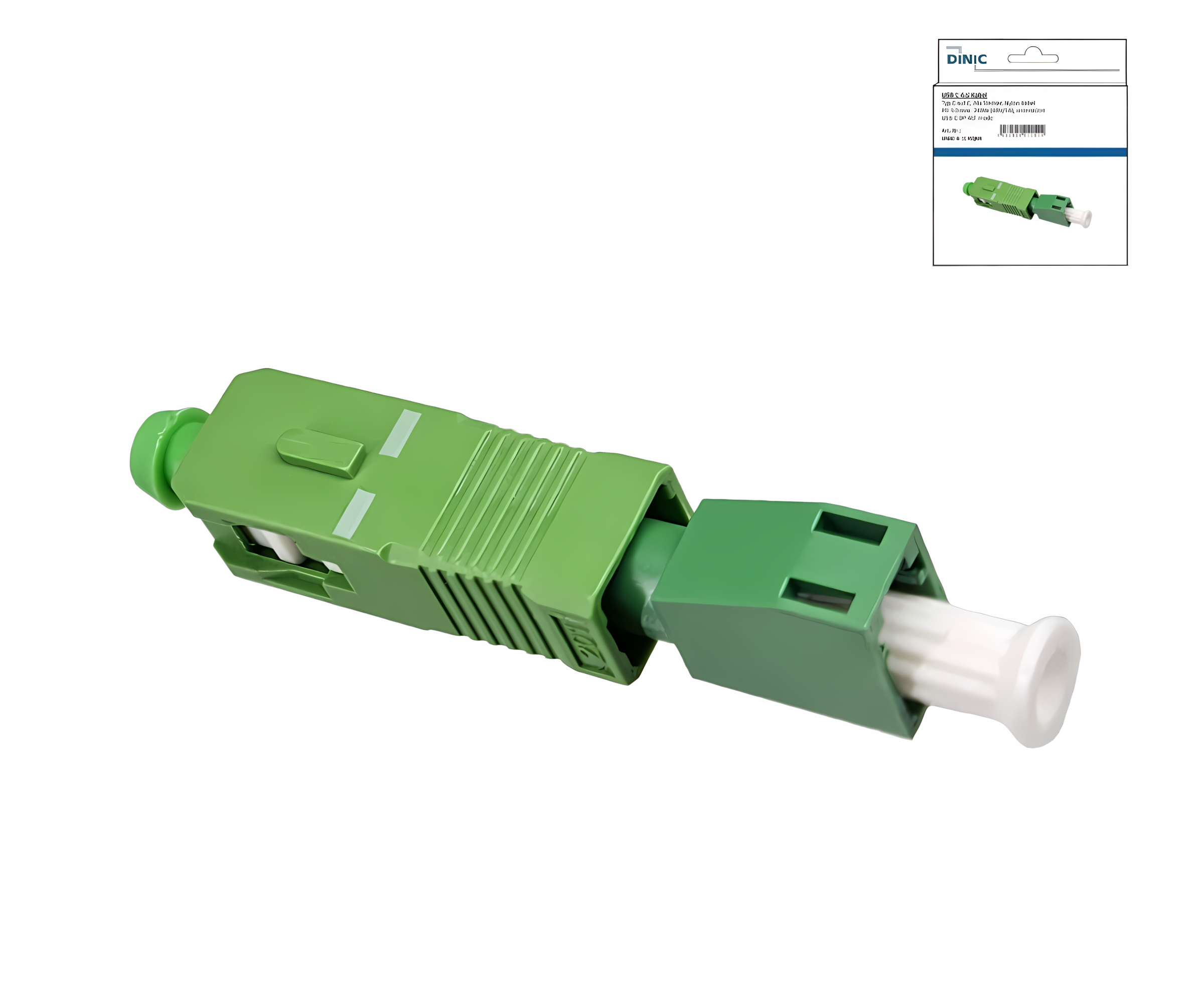 LWL Adapter LC/APC auf SC/APC, Singlemode, Simplex