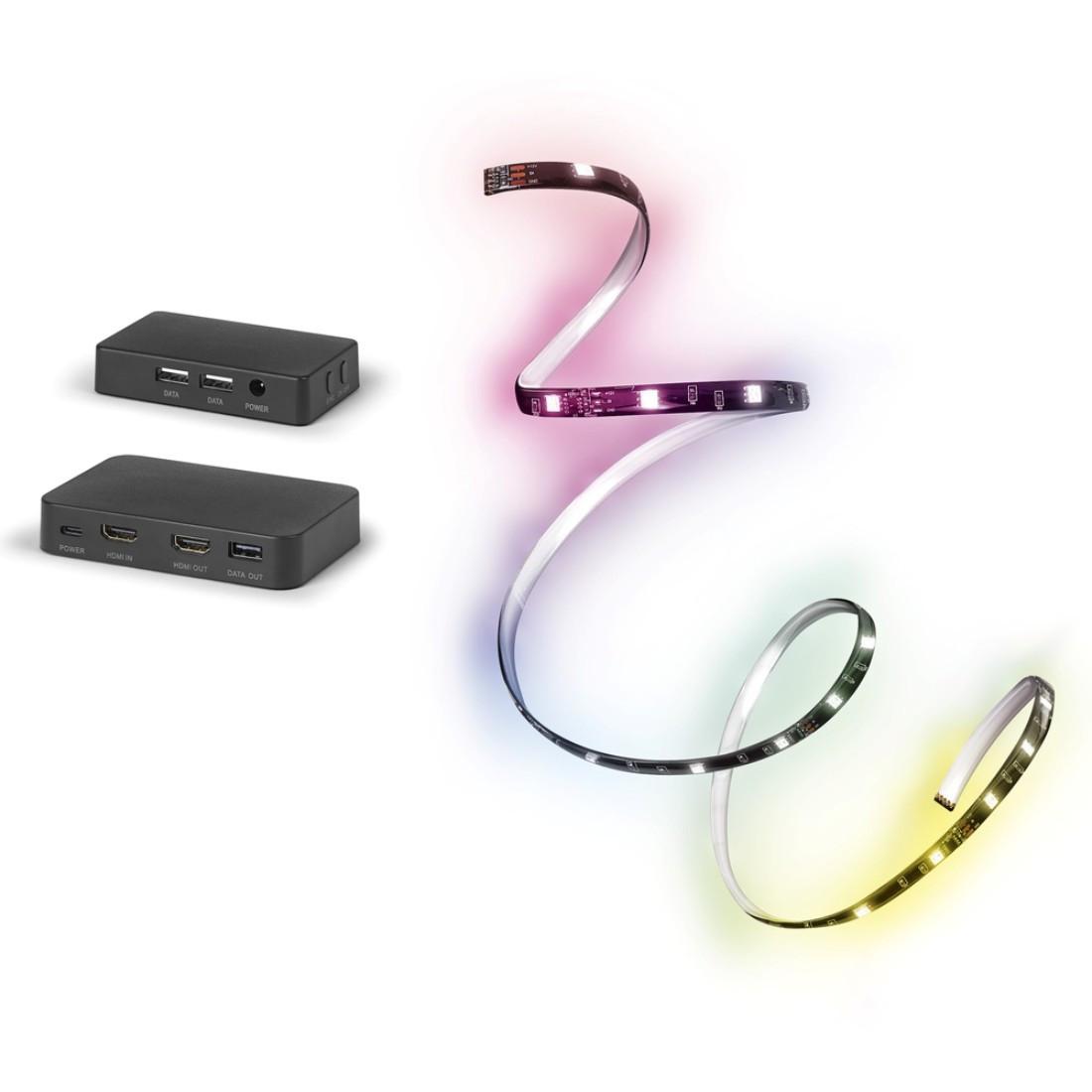 Smarte Synch Box WiFi "FLEX" mit LED-Streifen, MGC, RGB, Schwarz (00221373)