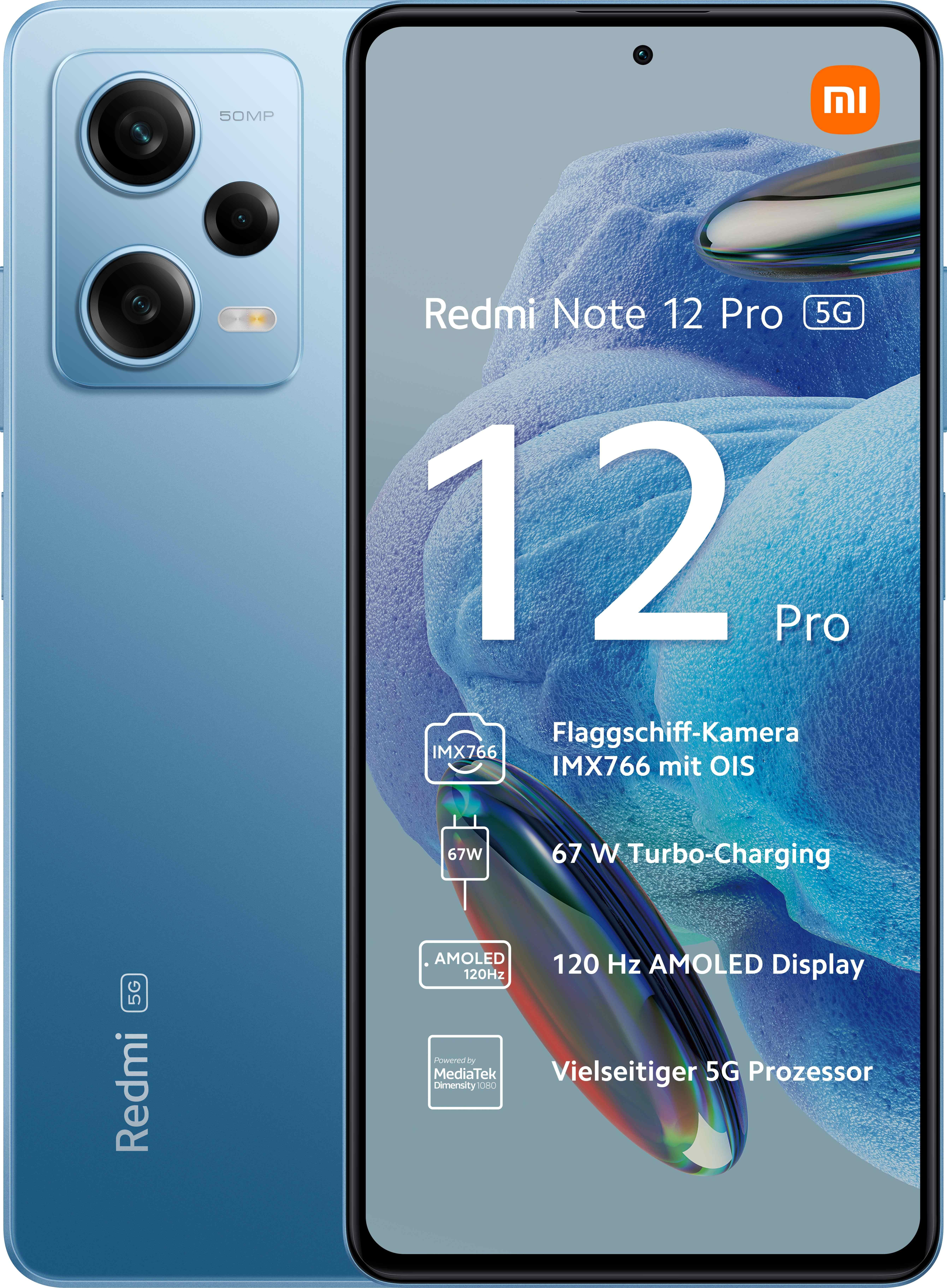 Redmi Note 12 Pro 5G 6GB + 128GB Sky Blue Smartphone