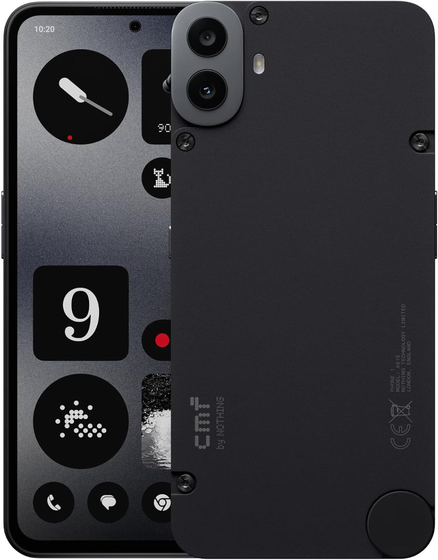Phone 1, 8GB + 128GB Schwarz Smartphone