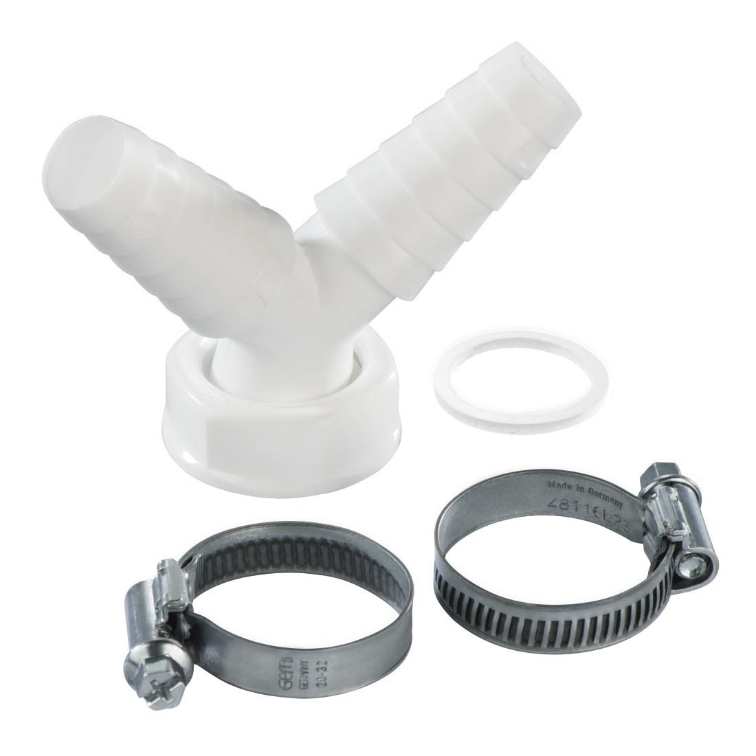 Y-Verbinder für Ablaufschläuche, mit Dichtung 1'' (00220738)