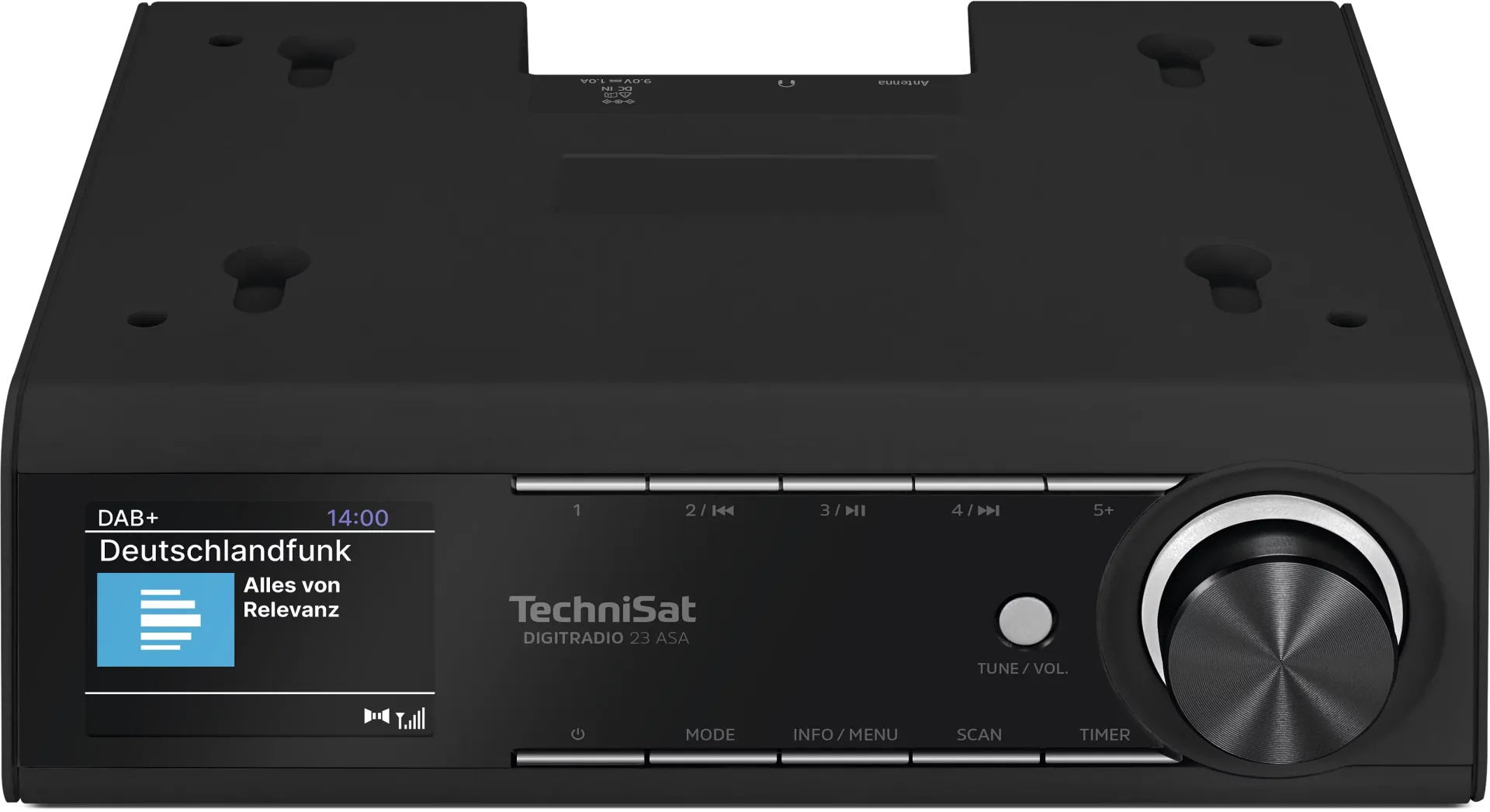 DIGITRADIO 23 ASA schwarz DAB+-Küchenradio (unterbaufähig)