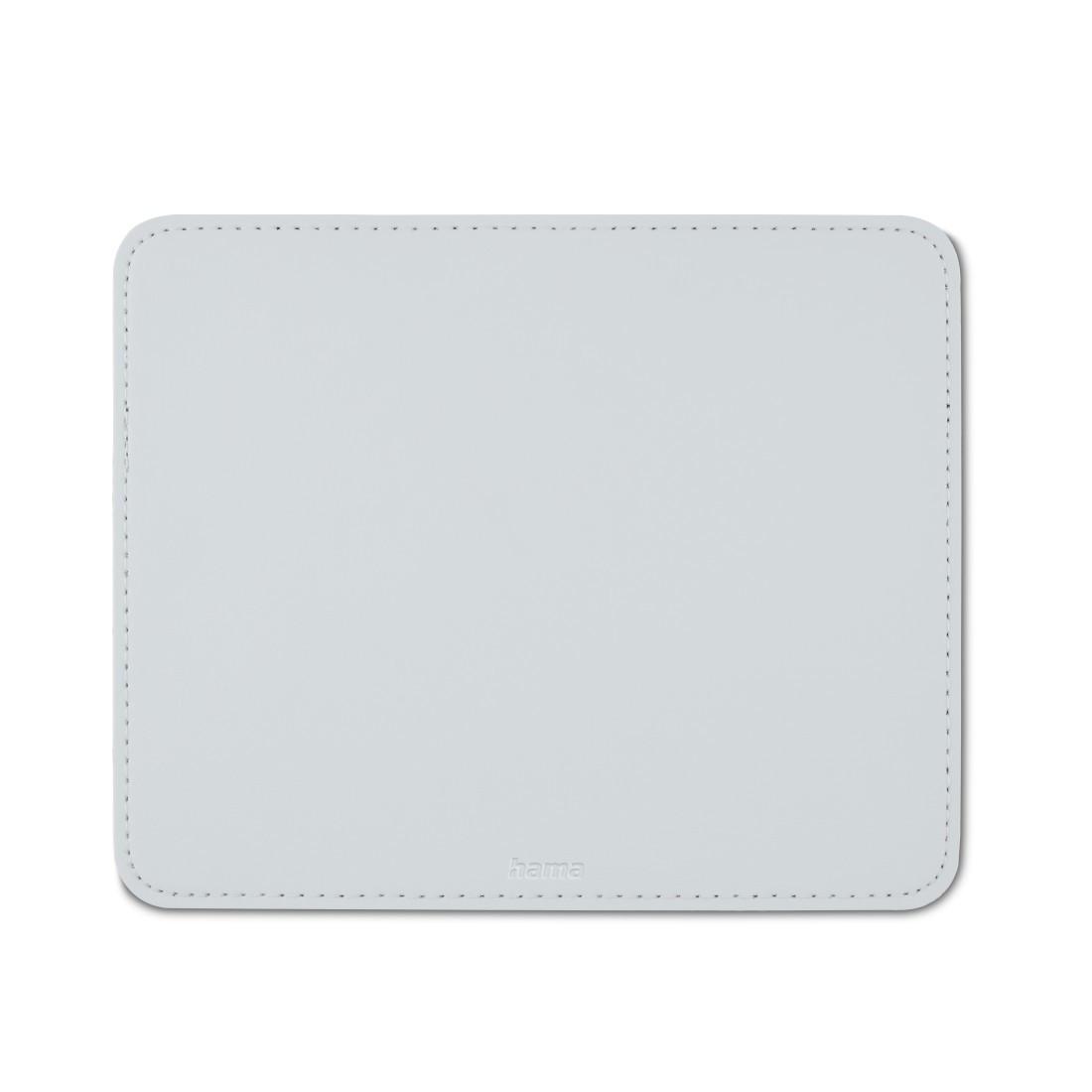 Mauspad "Lederoptik", Weiß (00126857)