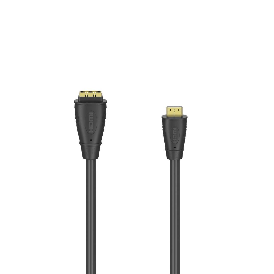 HDMI™-Kabeladapter, Typ-C (Mini)-Stecker - Typ-A-Kupplung, vergoldet (00205167)
