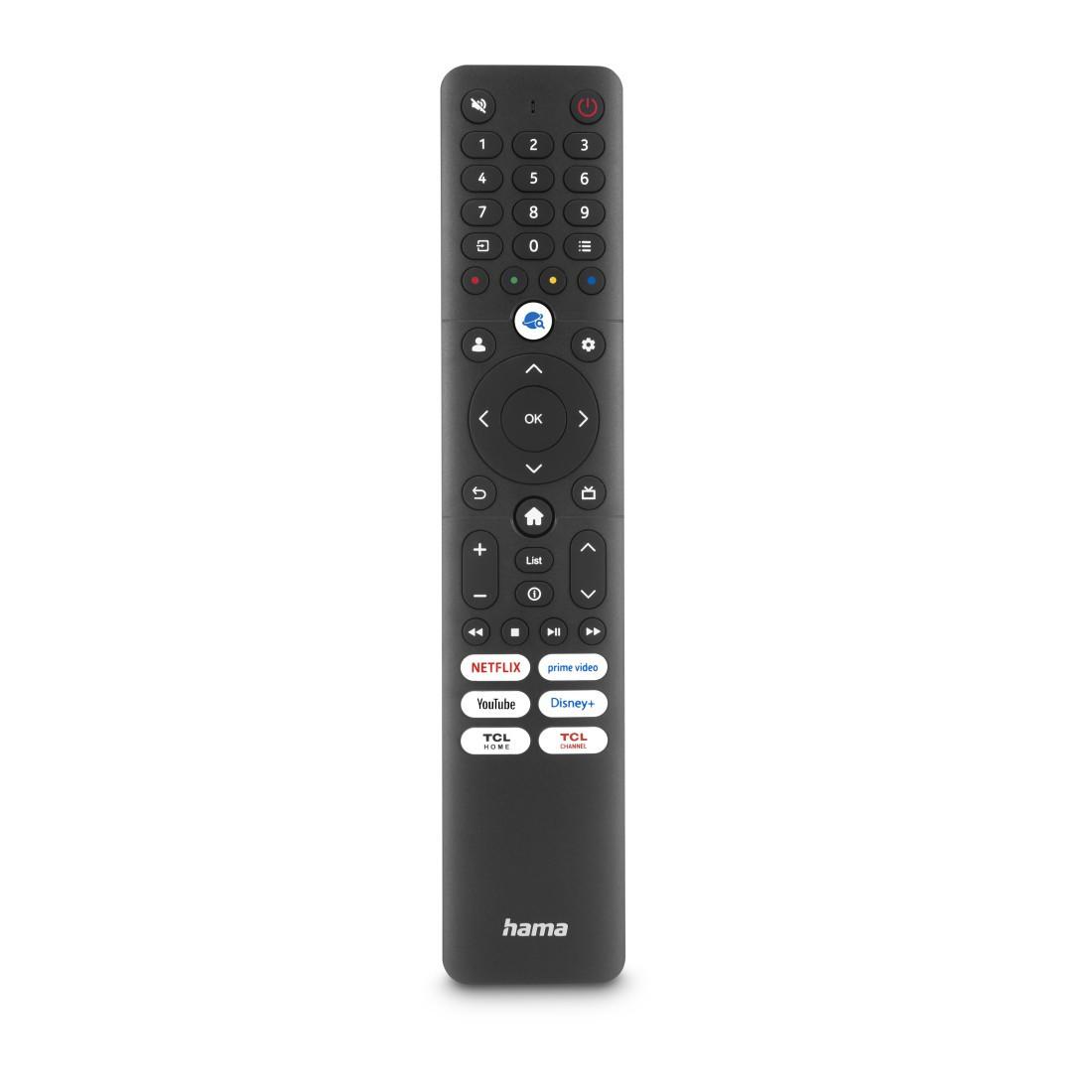 Universal-Fernbedienung für TCL TVs, IR, lernfähig, mit 6 App-Tasten (00221068)