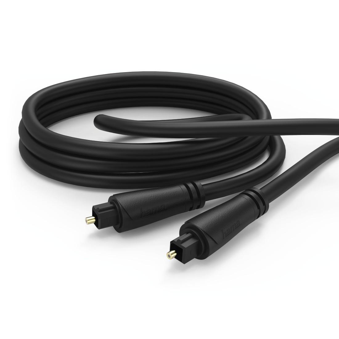 Audio-Lichtleiter-Kabel, ODT-Stecker (Toslink), vergoldet, 3,0 m (00179212)