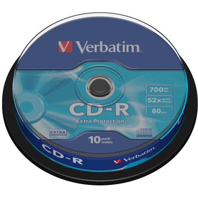 CD-R 700MB 52X 10er-Pack CD-Rohlinge